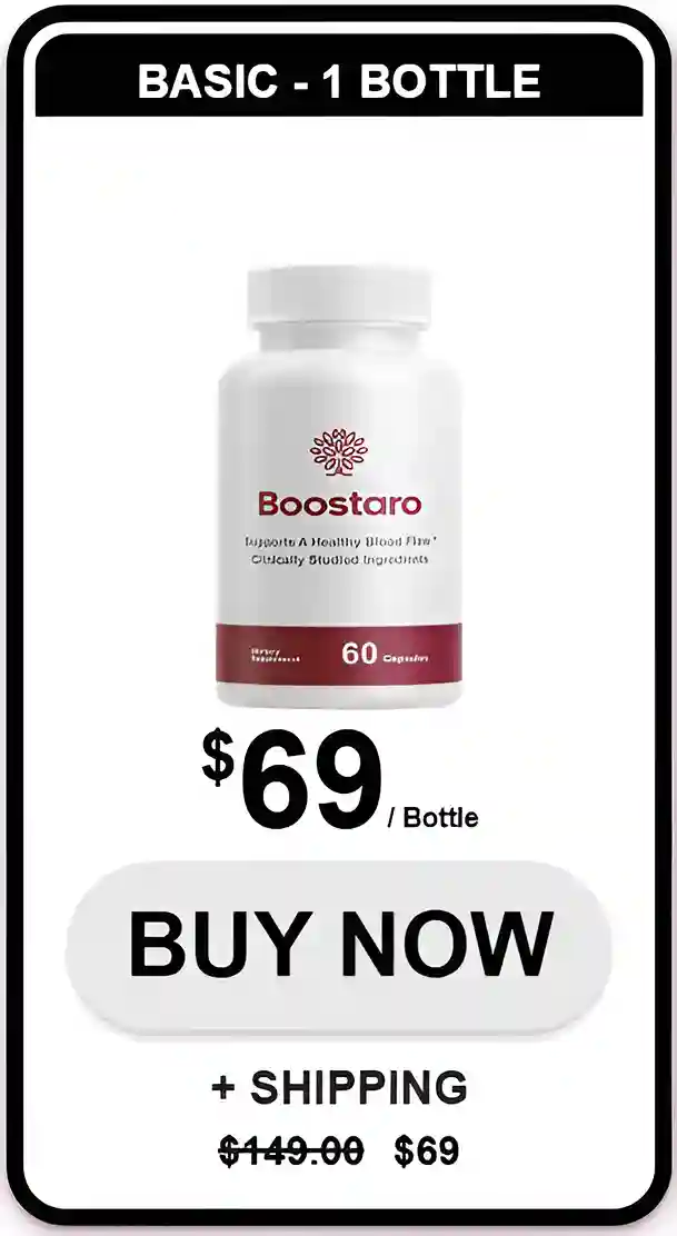 Boostaro 1 bottle pricing